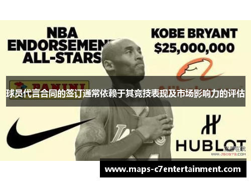球员代言合同的签订通常依赖于其竞技表现及市场影响力的评估
